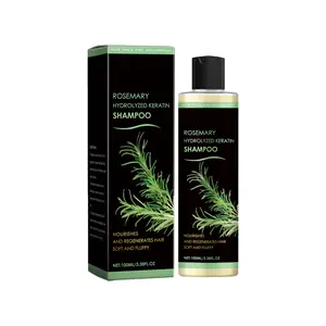 Rosemary Shampoo With Hydrolyzed Keratin For Hair Growth Repair Damaged Hair Anti Hair Loss