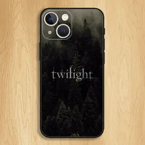 Twilight TV Series Personalized Soft Black Shockproof Protective Smartphone Cover - Resistance Cellphone Case for iPhone 11,12,13,14,15,16,17 & Their Pro,Max,Plus Models - Mobile Accessory