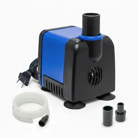 Aqua Dream 133 GPH Mini Submersible Aquarium Pump - Quiet, Adjustable Flow Water Circulation Pump for Fish Tanks, Hydroponic Systems