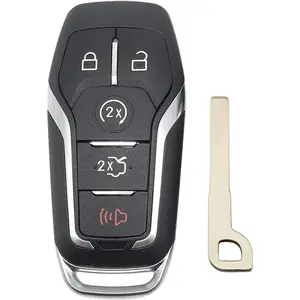 Replacement Key Fob Cover Shell fit for Ford Fusion Explorer Mustang Edge F150 F250 F350 Lincoln MKZ MKC Keyless Entry Key Fob Case M3N-A2C31243300
