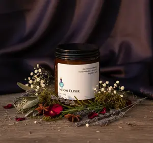 Moon Elixir Scented Candle - Patchouli Cinnamon Cedarwood
