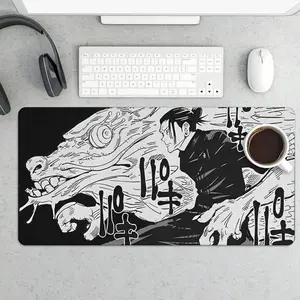 Mouse Pad Jujutsu Kaisen Geto Non Slip Large Gaming Rubber Anime Design for Gamers High-Quality Surface Non-Slip Base Anime-Themed