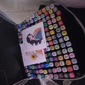 168-Color Double-Ended Alcohol Markers – Premium Permanent Sketching Set for Adult Coloring Enthusiasts & Professional Illustrators with Organized Carry Case Art Materials, Gifts