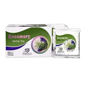 Rosemary Herbal Tea (20 Bags) - Refreshing, Memory Boosting, Hair & Digestive Support, 100% Natural