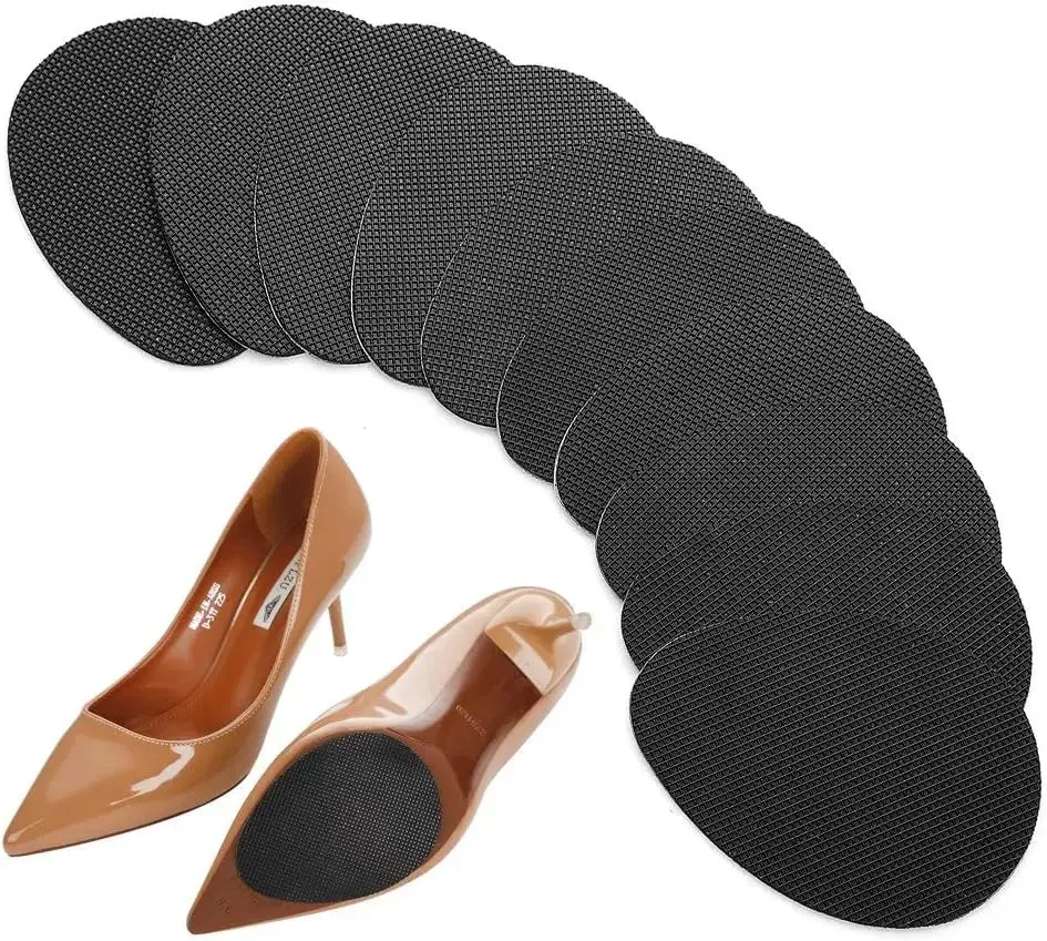 6 anti slip insoles, adhesive heel protection pad suitable for the sole, high-quality material anti slip heel design, specially designed for women and men's high heels with noise reduction and anti slip insoles.