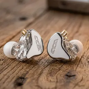CCA CRA In-Ear Monitors (IEMs) – HI-FI Sound, Rich Bass Wired Headphones With Detachable Cable, Inline Mic