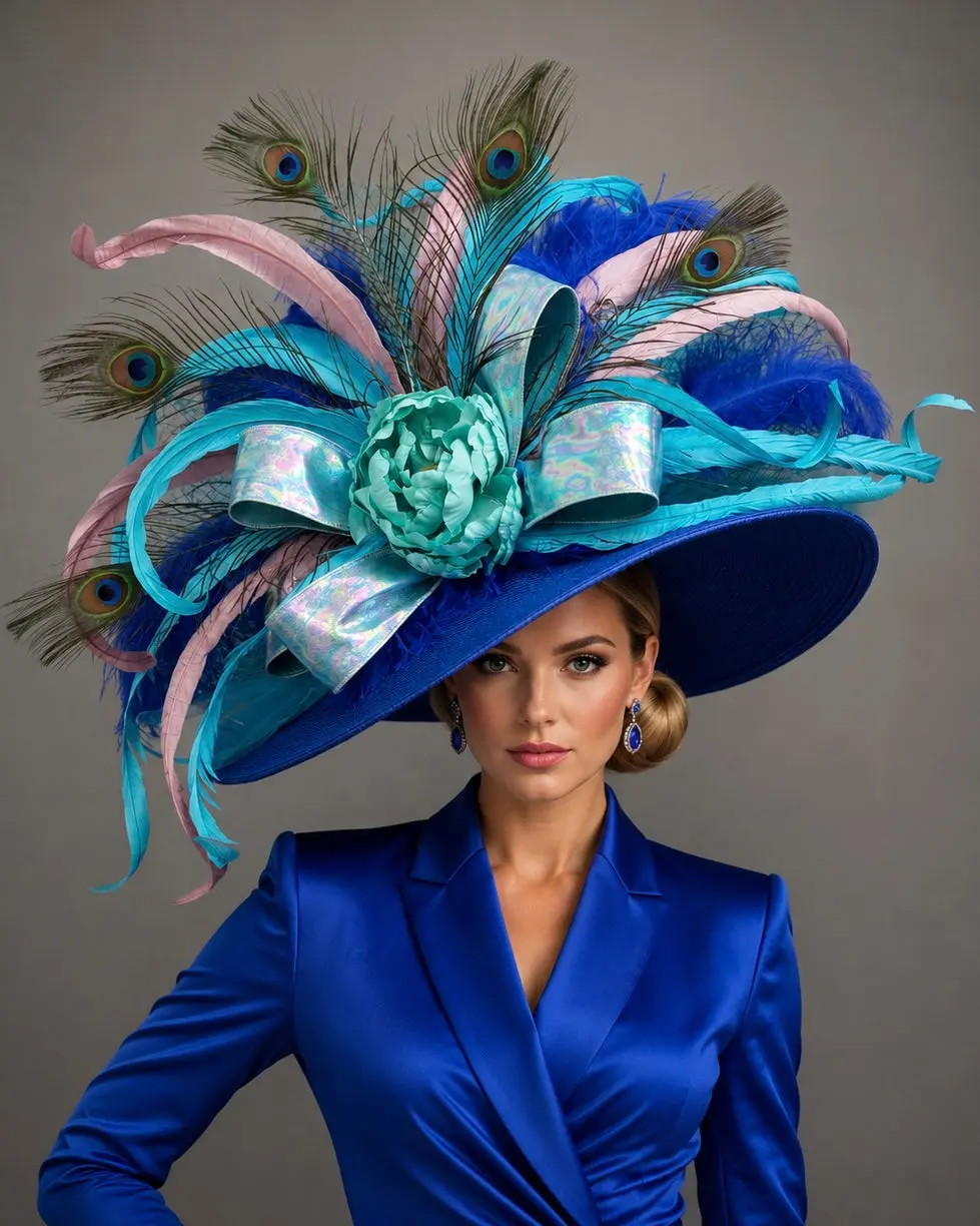Her Royal Highness - Kentucky Derby Hat - Church Hat - One-of-a-kind millinery