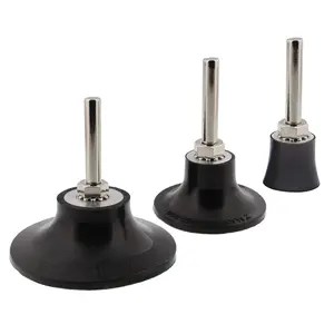 3-Pack 1 2 3 Inch Roll Lock Sanding Disc Pad Holder - 1/4" Shank Quick Change Roll Lock Die Grinder Sanding Discs Holder Power Drill Sander Adapter Attachment for Sanding Polishing Grinding