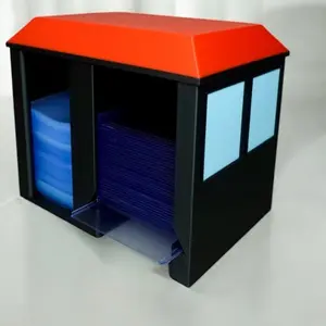 Card Sleeve Dispenser with Roof Top - Box Design for Storage card sleeves