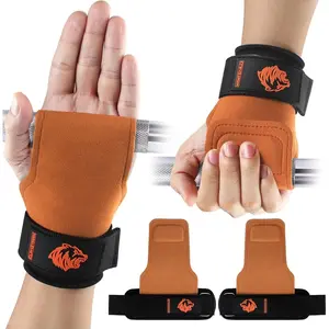 Lifting Straps Gym Wrist Straps for Weightlifting, Non-Slip & Adjustable,  for Wrist Weights & Powerlifting (Pair)