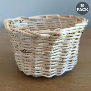 Grape Vine Basket Peeled - 12 PACK [5"]