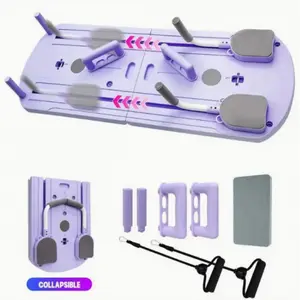 The 2026 Pilates Board is a lightweight, foldable, and effective essential for home gyms, offering 8-in-1 abdominal and push-up training - a must-have multifunctional Pilates abdominal trainer resistance bands