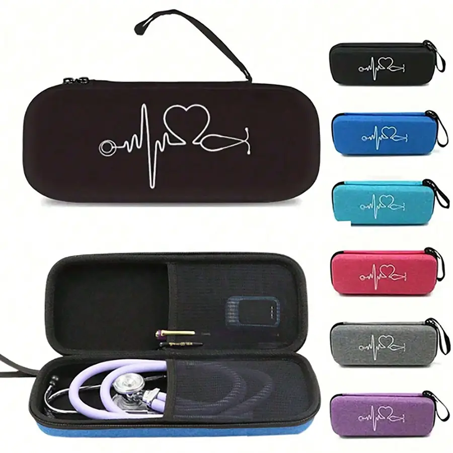 1pc EVA Stethoscope Case, Multifunctional Household Storage Organizer for Stethoscopes & Accessories 1pc EVA Stethoscope Case, Multifunctional Household Storage Organizer for Stethoscopes & Accessories