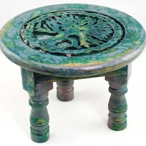 Round Tree of Life Altar Table Round Tree of Life Altar Table