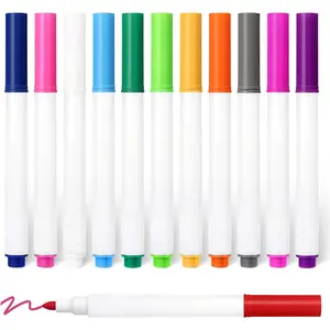 12 Pcs Neon Dry Erase Markers 4.1 Inch Color Marker Pens for LED Note Board Writing Boards Light-Up Acrylic Message Boards High-Quality Plastic
