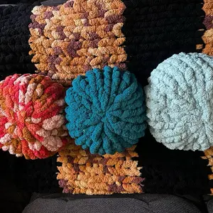 Finger Crochet Pillows for Home Decor and Comfort