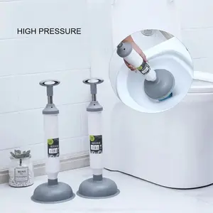 Multifunction Vacuum Toilet Pipe Plunger Silicone Super Suction Cups Quickly Unblock Household Toilet Sewer Dredging Plunger