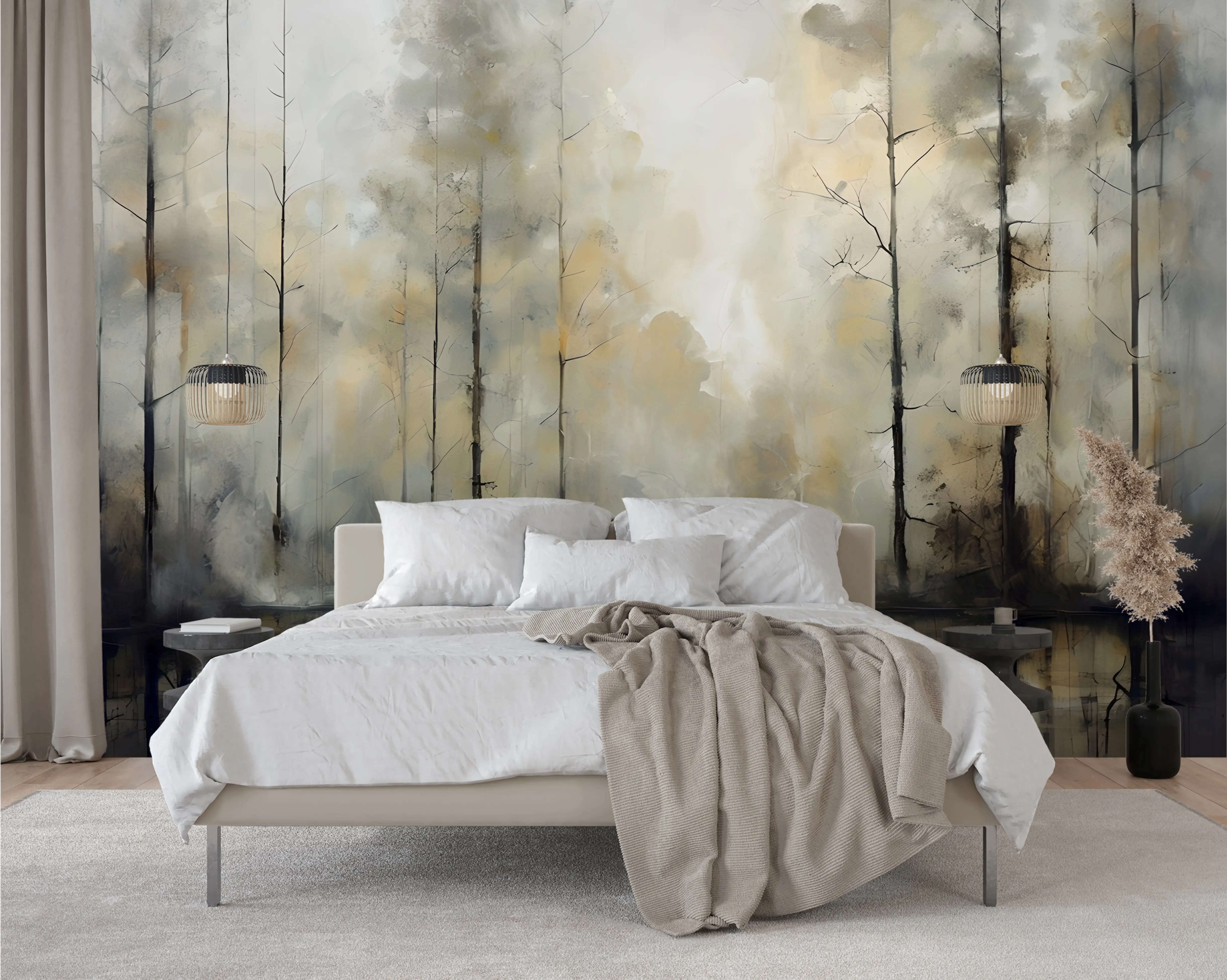 Ethereal Forest — Coastal & Nature Luxury Wallpaper Mural
