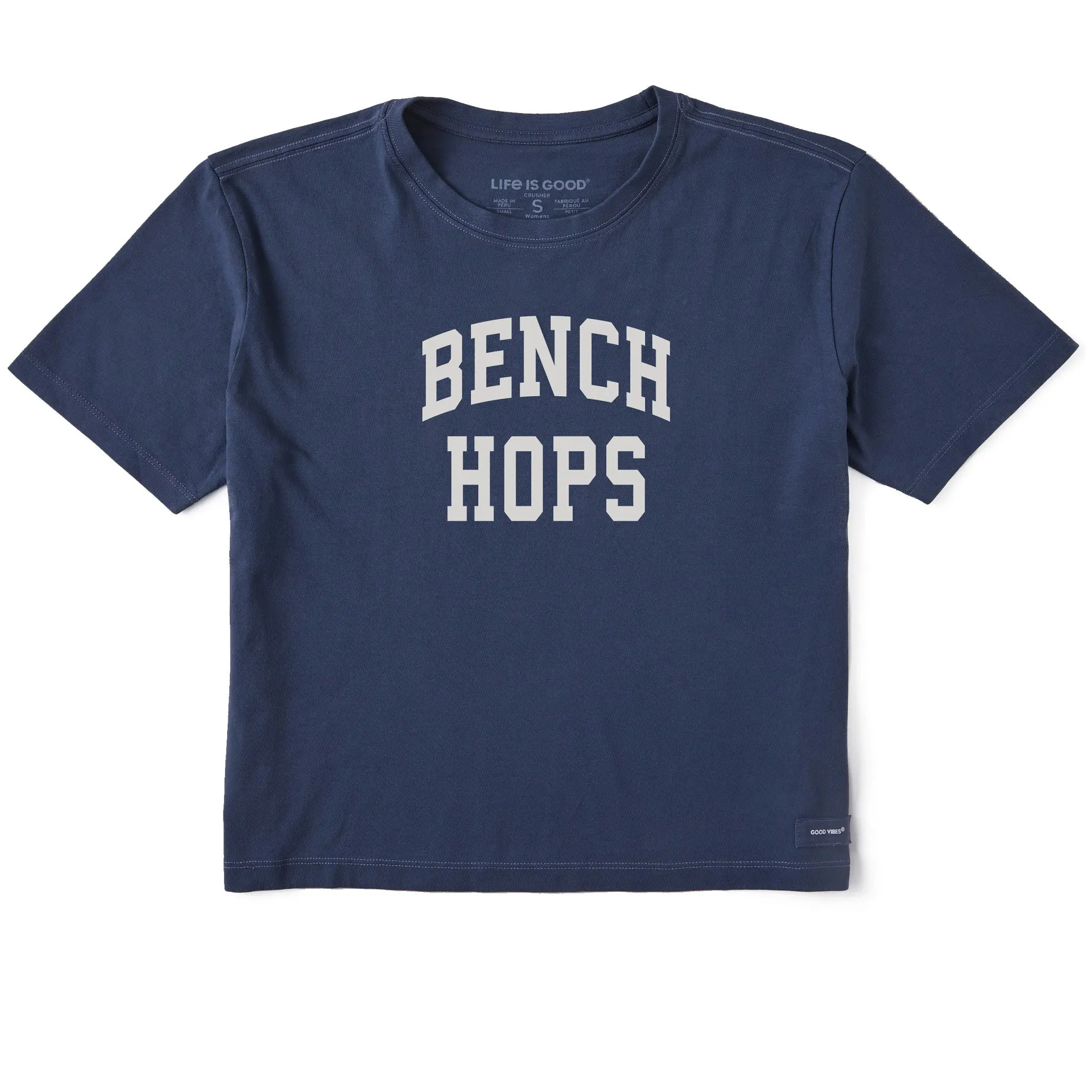 Women's Bench Hops Arch Short Sleeve Crusher Boxy Tee