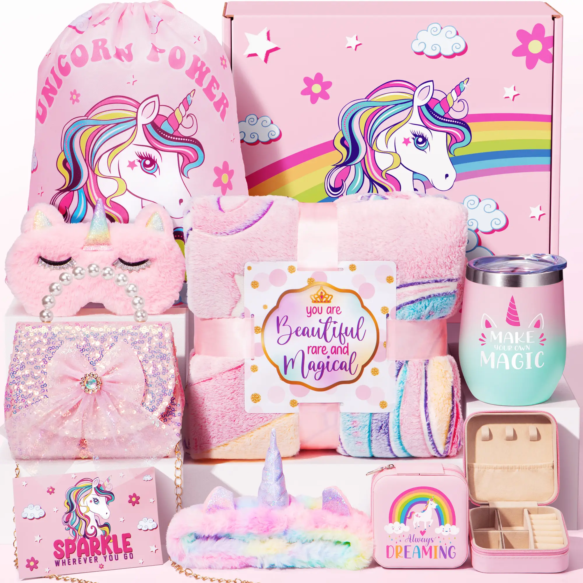 Mayicivo Unicorn Unique Easter Gifts Idea for girls,graduation gift boxes
