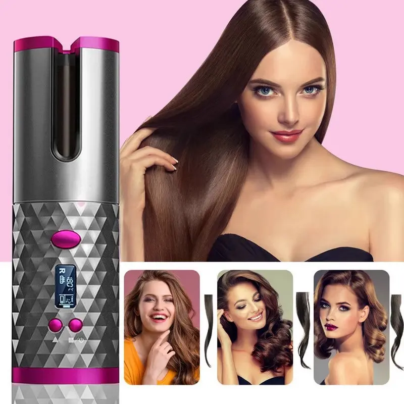USB hair curler/wireless rechargeable hair curler, best-selling cross-border automatic hair curler, lazy person's hair curling gift