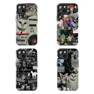 Deftones Album Cover Art Vintage Collage Phone Case, Adrenaline Case, White Pony, Around The Fur, Phone Cases Phone Cover Hard Case Tough 2-piece Phone Case