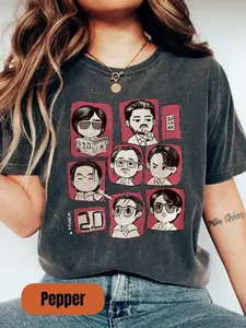 2.0 Arirang Comfort Colors T-Shirt, K-Pop Tour 2026 Cute Group Graphic T-Shirt, Fan Inspired Tee