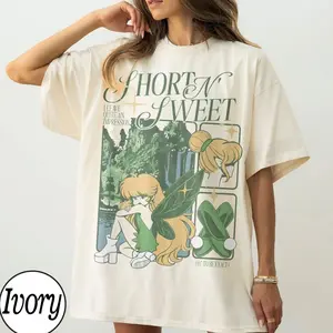 Vintage #TinkerBe Short N Sweet Shirt, Fairy Tee, Retro #Tinkerbe Anime Shirt, I Leave Quite An Impression Shirt, Fan Gift Y569Z