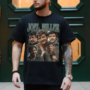 Joel Miller TLOU T-Shirt, TLOU 90s Bootleg Shirt, Movies Lovers, Video Game Fans Shirt, Casual Style, Comfy and Quality
