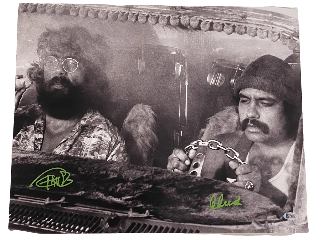 Cheech Marin & Tommy Chong Authentic Autographed 16x20 Photo #2
