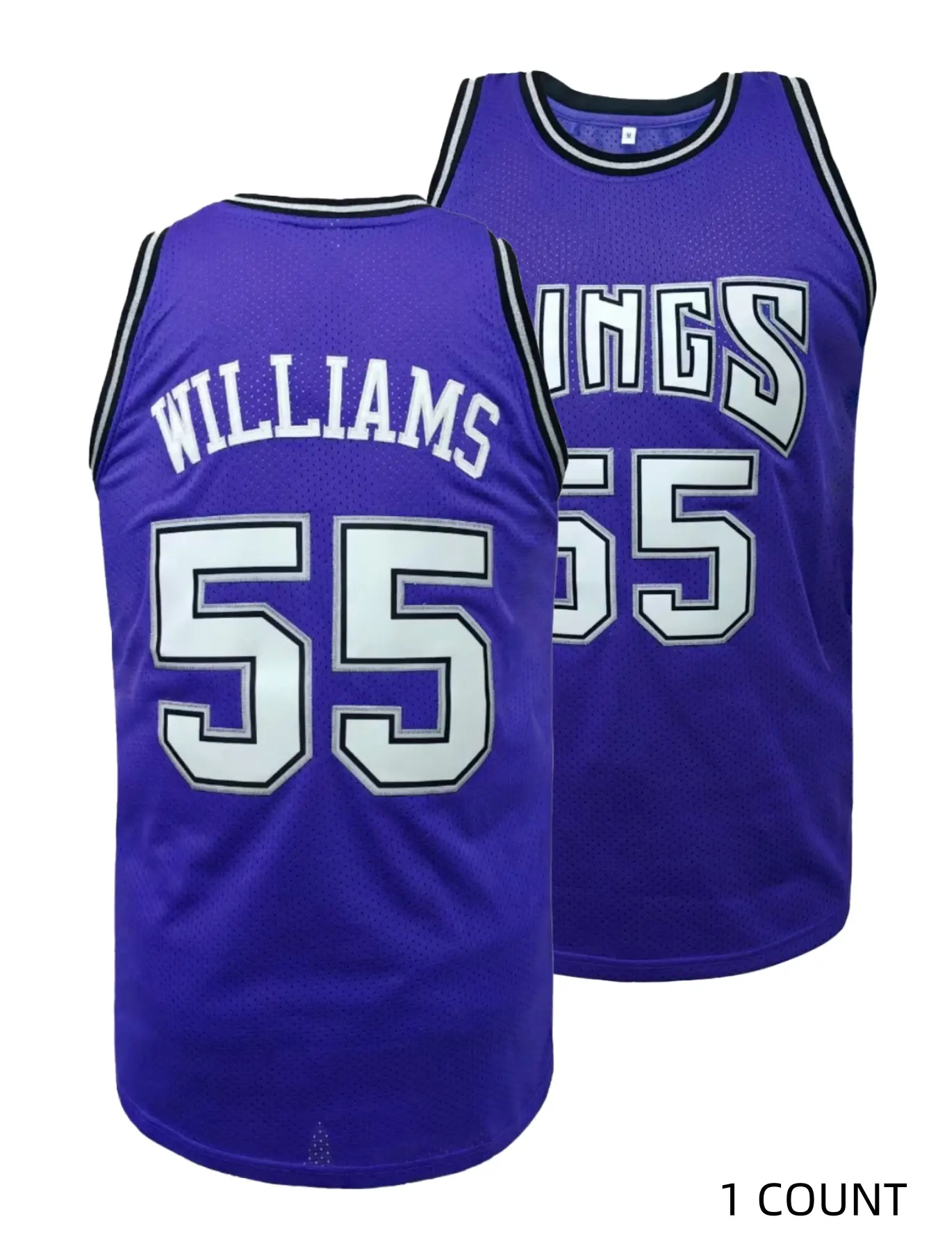Men's Stitched Basketball Jersey, V Neck Pullover Vest, Outdoor Sports & Casual Wear, All-Season Loose Fit Top