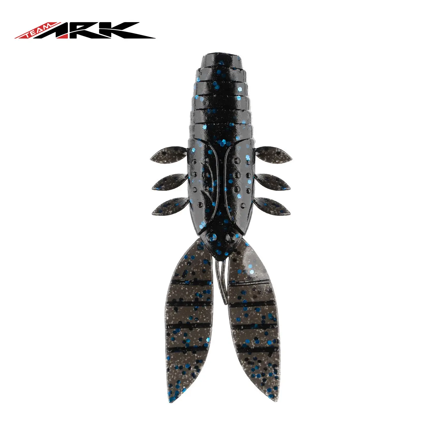 ARK Flipping Bug, 30pk, Bulk pack, Soft Plastic Bait, multiColor, Fishing Lure,Texas rig Bait, Beaver-style Creature Bait