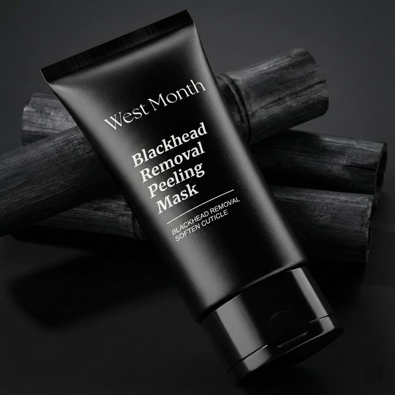 Bamboo Charcoal Facial Mask Deep Cleansing Pore Strips - Blackhead & Acne Treatment for Nose and Face, Oil Control & Anti-Blemish Care, 50g Skincare Gentle Nourishing Peel Radiant Sensitive Comfort Skin Repair Blemish Defense & Skin Repair