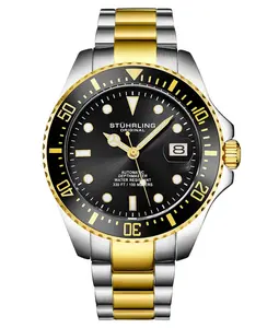 Stührling Two tone gold Japanese Automatic Depthmaster 42mm Diver