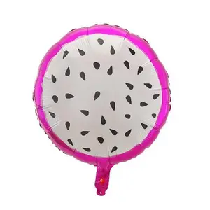 Tropical Dragon Fruit Mylar Foil Balloon (18 Inches) Summer Cookout Birthday Party Paradise Photo