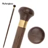 Brown Wooden Traditional Fashion Walking Stick Decorative Cospaly Party Accessory Wood Walking Cane Halloween Mace Wand Crosier 88cm