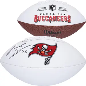 Emeka Egbuka Tampa Bay Buccaneers Autographed Wilson White Panel Football - Fanatics Authentic Certified