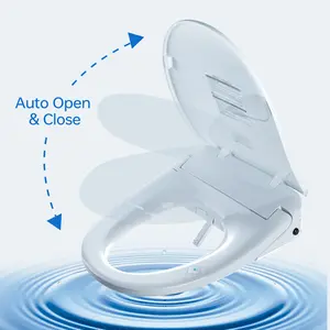 WOODBRIDGE BID03 Auto Open & Closes Bidet Smart Toilet Seat, White