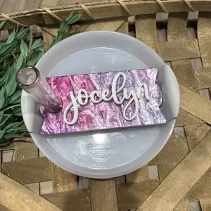 Personalized Purple Magic Potion Acrylic Nameplate