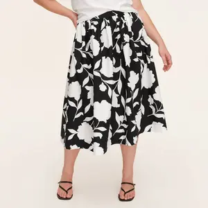 Women's Classic Rose Volume Midi Skirt - kate spade new york
