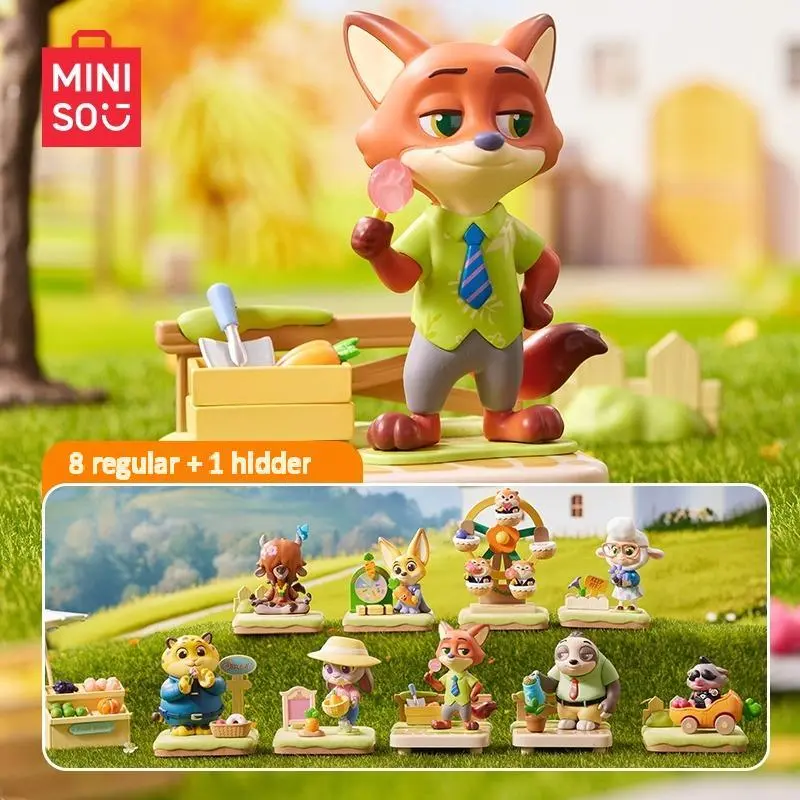Disney Zootopia Autumn Manor Series Cute Figures Blind Box - 8+1 Set to Collect, 1/8 Regular Odds, Figurine Decor, Collectible for Fans (Toys & Hobbies Action & Toy Figures), Collectible Figure Ornament，Back To School