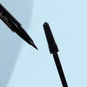 Rude Cosmetics Eye-Defining Duo - Tubing Mascara & Eyeliner Pen Set for Complete Eye Look - Waterproof, Long-Lasting, Beginner-Friendly, Professional Results - Perfect for Soft Glam or Full Drama