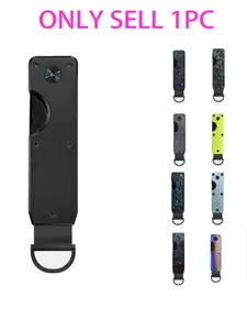 Fashionable Metal Key Organizer, Compact Keychain Holder for 2-6 Keys, Stylish Key Case with Secure Grip, Ideal for Daily Use & Outdoor Adventures