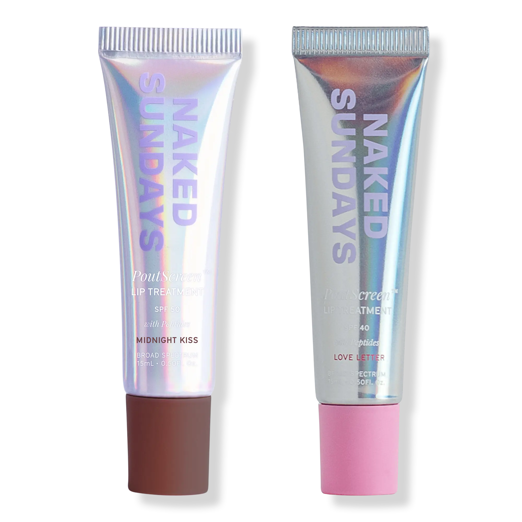 Naked Sundays Poutscreen Spf50 Lip Treatment Shade Duo