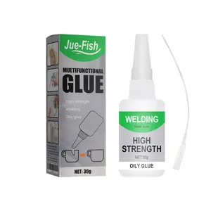 Jue-Fish Strong Liquid Glue for Precision Repairs, Instant Strong Adhesive for Various Materials, Clear Quick-Dry Universal Glue