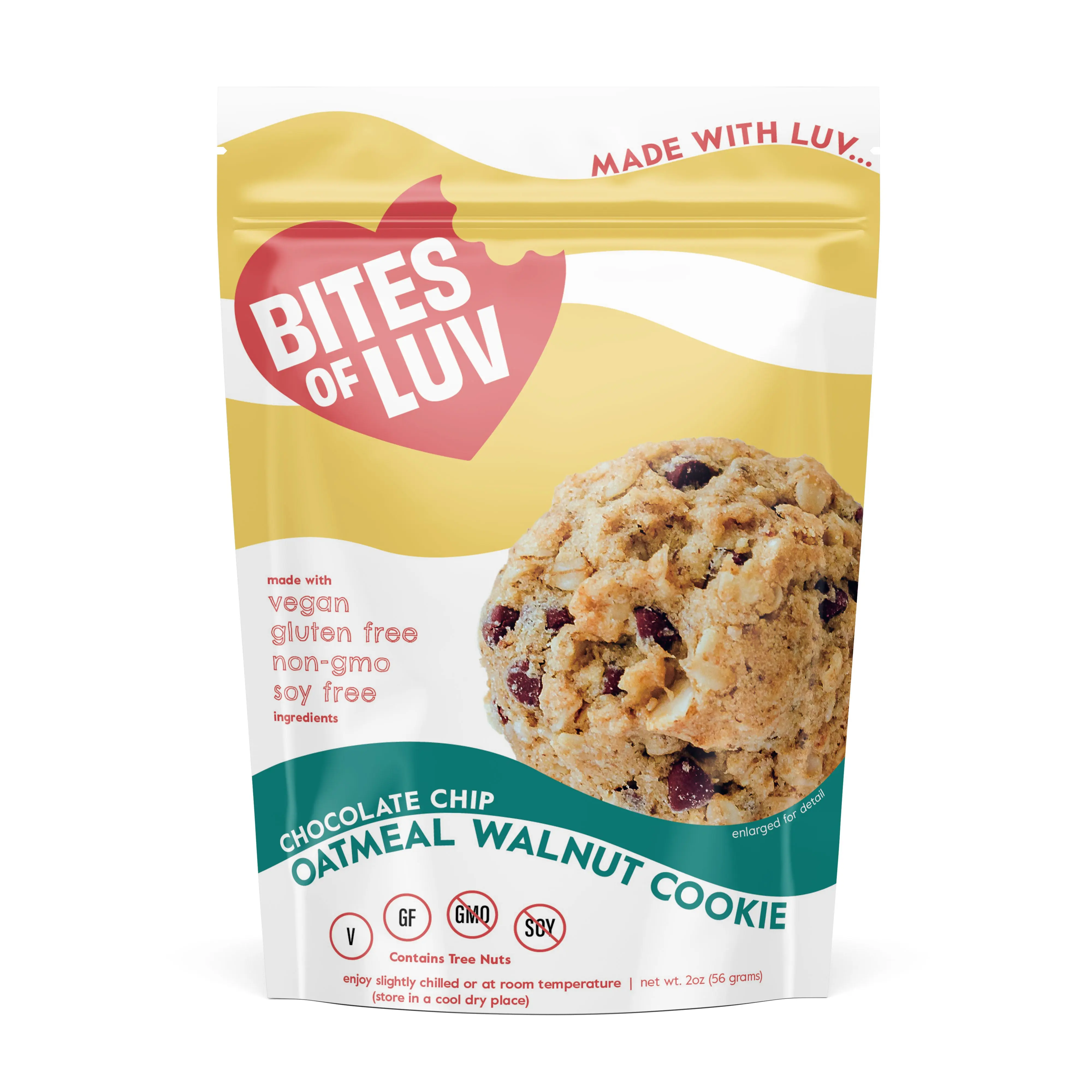 Oatmeal Walnut Chocolate Chip Cookie