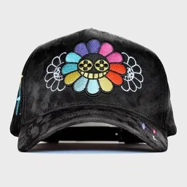 Innedit x Murakami Rainbow G5 High-Quality Silk Collaboration Hat Model G5
