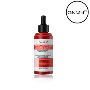 GNMN Hyochlorous Acid Exfoliating Peel Serum 100g - Gently Exfoliates and Purifies Skin Hyperpigmentation Brightening Hydrolyzed Peptides volufiline salicylic acid serum vitamin c serums Hydrating Oil Control Skin Friendly Hypoallergenic Skin Repair