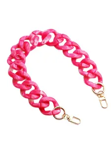 DIY Acrylic Bag Chain, Versatile Trendy Style Shoulder Strap, Cross Strap Design, Fashionable Handbag Accessory for All Seasons