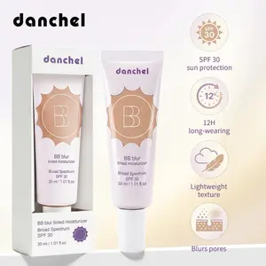 danchel BB Blur Tinted Moisturizer, Lightweight Hydrating Natural Matte BB Cream, Long-Lasting, Pore-Blurring & Skin Tone-Evening, 8 Shades Available, Gentle & Non-Irritating, Perfect for Daily Commute & Outdoor Use